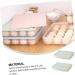 2pcs Box Egg Storage Box Eggs Food Containers Kitchen Egg Tray Refrigerator Kitchen re-usable - Buy Online on GoSupps.com