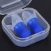Ear Plugs for Swimming - Waterproof Silicone Noise Reduction Earplugs (2pcs Blue) - Perfect for Swimming & Flying - Protective Case Included - Buy Online on GoSupps.com