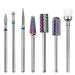 POPETPOP 1 Nail Drill Set Nail Polisher Bit Cuticle Drill Bit Nail Art Supplies Nail Grinding Tools Electric Nail File Nail File Electric Acrylic Nail Bit Tungsten Steel Hard Polishing File 5.1x0.7cm As Shown