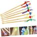 FRCOLOR 12pcs Cartoon Ear Wooden Handles for Ear Wax Removal Safe and Non-Toxic Random Color - Buy Online on GoSupps.com