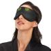 Kaskirky Light Blocking Eye Mask for Business Travel & Meditation - Adjustable for Men and Women, Deep Sleep Comfort, Fat Cat Green Eye Design - Buy Online on GoSupps.com