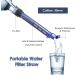 Lixada Outdoor Water Filter System - Ultrafilter Straw for Camping Travel Hiking & Fishing | Emergency Survival Gear - Army Green - Buy Online on GoSupps.com