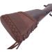 WAYNES DOG Leather Canvas Slip-On Recoil Pad | Non-Slip Buttstock Extension for Rifles & Shotguns - Brown | Shop Internationally - Buy Online on GoSupps.com