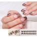 TQUXNGA 20 Pieces Semi Cured Gel Nail s Long Lasting Semi Cured Nail Stickers with Soft Glossy Gel Finish Gel Nail Sticker BSS0229 - Buy Online on GoSupps.com