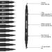 Mogyann Dual Brush Pens 12 Pack - Black Art Markers for Drawing, Sketching - Buy Online on GoSupps.com