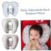 Adjustable Baby Neck Pillow - Cartoon U-Shaped Support for Car Seat & Stroller - White - Buy Online on GoSupps.com