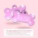 Personalized Bone-Shaped Pendants for Dogs & Cats - Ibera Gifts | Custom Engraved Collars in Pink Paws - Buy Online on GoSupps.com