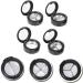 SOESFOUFU 20 Pcs Eye Shadow Box Compartment Eyeshadow Case Eye Shadow Pallets Blush Powder Black Plastic - Buy Online on GoSupps.com