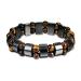 WESE Women Men Health Care Magnetic Therapy Hematite Bracelet Weight Loss Bangle Jewelry