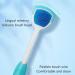 Best Tongue Cleaner Brush Set with Gel - Eliminate Bad Breath & Freshen Breath | Mint Fragrance - Buy Online on GoSupps.com