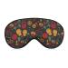 Colorful Sport Pattern Sleep Mask Eye Cover for Sleeping Blindfold with Adjustable Strap Blocks Light Night Travel Nap for Men Women