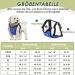 Eyin Dog Harness with Seat Belt for Car | Adjustable Blue Harness with 2 Carabiner Hooks - Safe for Dogs in Child Safety Seat or Trunk (Large) - Buy Online on GoSupps.com