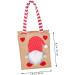 Abaodam Christmas Bag Packaging Bags Grocery Shopping Bag Christmas Decoration Bag Christmas Bag Cloth 21.00X18.00X7.50CM Picture 3 - Buy Online on GoSupps.com