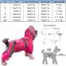 Waterproof Dog Raincoat Clear Hooded Dog Rain Jacket for Small Medium Dogs Adjustable Dog Rain Coat with Reflective Strap Lightweight Dog Poncho Pet Raincoat (XL Pink) XL Pink - Buy Online on GoSupps.com