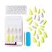 KISS Gel Fantasy In Your Eyes Long Length Gel Nail Kit | Press-On/Glue-On Nails with Pink Gel Glue | 24 Mega Adhesive Tabs & Manicure Tools Included - Buy Online on GoSupps.com