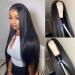 Maxine 5x5 HD Transparent Lace Front Wig | 10a Brazilian Remy Silky Straight Wave Human Hair | Pre Plucked with Baby Hair | 22 Inch 5x5 Lace Closure Wig - Buy Online on GoSupps.com
