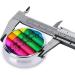 Colored Crayons Portable Metal Pill Box | Round Mini 3-Compartment Design for Travel | Must-Have Storage for Small Pills - Buy Online on GoSupps.com
