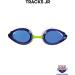 Arena Tracks Junior Anti-Fog Competition Swimming Goggles for Kids - UV Protection 4 Nasal Gaps Silicone Seals - Blue White Fluoyello (36) - Buy Online on GoSupps.com