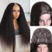 UNICE Kinky Straight V Part Human Hair Wig 18 Inch - Natural Color, Beginner Friendly, 150% Density - Buy Online on GoSupps.com