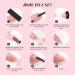 Saviland Poly Gel Nail Kit: 6 Colors with Nail Lamp, Tools & Slip Solution - DIY Manicure Starter Kit for Valentines Day - A-6 Colors Poly Nail Gel Kit Set 01 - Buy Online on GoSupps.com