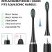 Replacement Toothbrush Heads Compatible with AquaSonic Black Vibe & Duo Series - Pack of 10 - Buy Online on GoSupps.com