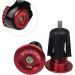 Platt Aluminum Bicycle Bar End Plugs - Red (One Pair) | Handlebar Cap for Road, Mountain, BMX Bikes - Buy Online on GoSupps.com