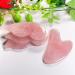 FACSER Natural Crystal Rough Pure Natural Rose Quartz Stone Gua Sha Scraping Board Face Neck Body Massagers Therapeutic and Skin Renewal Tool (Color : J) - Buy Online on GoSupps.com
