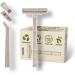 Buy Eco-Friendly Biodegradable Disposable Razors - WARRIOR Organic Vegetable (BIO-50PZ) - Buy Online on GoSupps.com