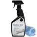 Stainless Steel Cleaner and Polish w/ Microfiber Cloth - 24 ounce Easy Cleaning Method For Appliances - Removes Tough Soil and Fingerprints on Refrigerator Grills Sink etc.