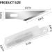 DIYSELF 20PCS SK5 Carbon Steel #11 Exacto Knife Blades Refill - Craft Hobby Art Cutting Tool with Storage Case - Ideal for Scrapbooking Stencil - Silver (20pack) - Buy Online on GoSupps.com