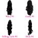Ponytail Claw Clip - Jet Black - Wavy - 22in / 56cm - 200g - Heat Resistant Hair Extension - Buy Online on GoSupps.com