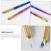 MUSISALY 2pcs Colorful Embroidery Pen Microblading Pen Liquid Eyebrow Pen Microblading Marker Pen Alloy - Buy Online on GoSupps.com