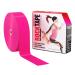 RockTape Kinesiology Tape for Athletes (Navy Blue  2-Inch x 16.4-Feet) 2 x 105' (Bulk Roll) Hot Pink