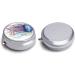 Round Pill Box | Watercolor Jellyfish Print | 3 Compartment Metal Pill Organizer | Portable & Decorative Travel Case | Style-8 - Buy Online on GoSupps.com
