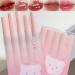 5Pcs Bear Lip Glaze Jelly Lipstick Liquid Lipstick Cute Bear Lipgloss Moisturizing Lip Stain Plumping Water Mirror Lip Gloss Waterproof Long Lasting Lip Tint Set A