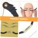 WOFASHPURET Measuring Ruler 1 Set Arch embroidery eyebrow ruler makeup stencil brow template eyebrow ruler tool measuring tool - Buy Online on GoSupps.com
