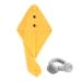 Microfiber towel for wrapping ultra-sucking fast drying hair turban soft no frizz hair wrap towers for women wet hair curly longer thicker hair (yellow)