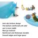 Mirrored Bird Bath for Small Parrots & Parakeets - Bathtub Shower Accessories 7.4x3.9x1.4inch - Buy Online on GoSupps.com