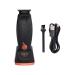 RED Pro Professional Cordless Hair Finishing Trimmer for Men Electric Rechargeable Wireless Beard Detailer for Barbers and Stylists Diamond Like Carbon Coated T-Blade with Zero Gapped (Matte Black)