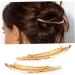 Metal Hair Clips for Women Simple Retro Large French Barrettes Hair Accessories for Women (Gold) Hair Clippers Hair Care - Buy Online on GoSupps.com