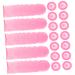 100pcs Nitrile Anti-Static Finger Cots Protective Reusable Finger Covers Thumb Finger Sleeve Cover Joint Cover Protecting Fingertip Bandages Protection Fingers Tool Pink Emulsion