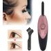 Verdant Touch Electric Eyelash Curler Electric Heated Eyelash Curler Rechargeable Portable USB Natural Eyelash Curling Comb with Cleaning Brush Rose Red - Buy Online on GoSupps.com