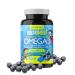 AquaOmega Kids Omega-3 Gummies - High EPA Omega-3 with DHA and Vitamin D - Omega-3 Supplements Tasty Fish Oil Omega-3 Gummy Omega-3 Kids Omega-3 Fish Oil Sugar Free Blueberry 260mg - 60 Gummies Blueberry 60 count (Pack of 1)