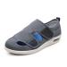 Men's Top Adjustable Diabetic Slipper Shoes Arthritis Edema Adjustable Closure Toe Swollen Feet Slippers Give Parents Gifts to Make The Elderly Healthier (Color : D Foot Length : 12)