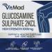 Glucosamine Sulphate 2KCl 1000mg Capsules - Joint Health Support | 60 Count - Buy Online on GoSupps.com