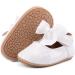 LACOFIA Baby Girls White Bowknot Mary Jane Shoes | Anti-Slip First Walking Prewalkers 6-12 Months - Buy Online on GoSupps.com