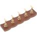 Baluue 1 Set Wooden Press on Nails Stand Painting Nails Holder False Nails Display Stand Magnetic Aurora Nail Holder with Base for Nail Salon False Nails Accessories