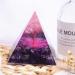 Moonstone Crystal Orgone Pyramid - Purple Chakra Healing Tower - Buy Online on GoSupps.com