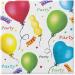PAW 3-Layer Colorful Paper Napkins (33 x 33 cm) - 20 Pieces for Birthdays Parties Weddings & Celebrations | Fun Balloons & Hearts Design - Buy Online on GoSupps.com