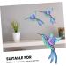 GRIRIW Mosaic Hummingbird Wall Pendant Unique Iron Art Craft for Creative Wall Decor Decorative - Buy Online on GoSupps.com